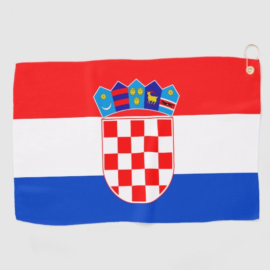 Serviette De Golf La Croatie (Horizontal)
