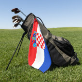 Serviette De Golf La Croatie (Vert)