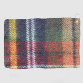 Serviette De Golf La destinée du Motif Plaid Golfing Fall (Horizontal)