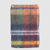 Serviette De Golf La destinée du Motif Plaid Golfing Fall (Devant)
