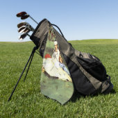 Serviette De Golf La famille Monet dans son jardin Edouard Manet (Vert)