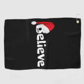 Serviette De Golf La fête de Christma (Horizontal)