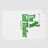 Serviette De Golf La Mère De Golf Avec Le Nom Funny Golf Thème (Horizontal)