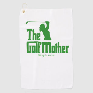 Serviette De Golf La Mère De Golf Avec Le Nom Funny Golf Thème