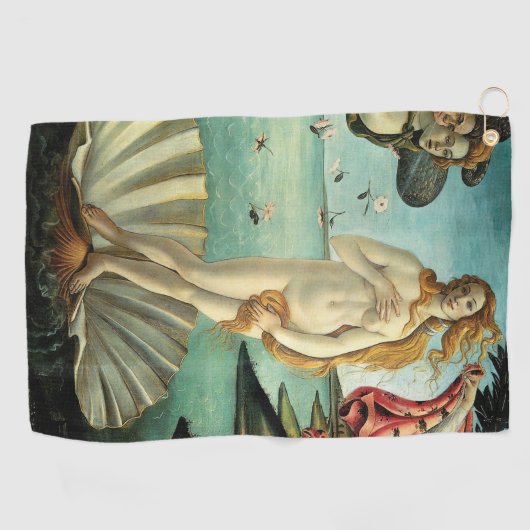 Serviette De Golf La naissance de Vénus par Sandro Botticelli (Horizontal)