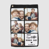 Serviette De Golf La plupart des Tee Riffic BONUS DAD 5 Fête des pèr (Devant)