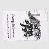 Serviette De Golf La police britannique transporte de l'eau dans les (Horizontal)