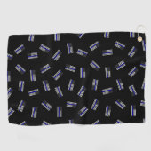 Serviette De Golf La police marque le motif (Horizontal)