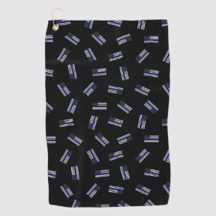 Serviette De Golf La police marque le motif