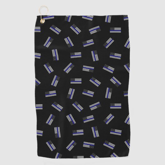 Serviette De Golf La police marque le motif (Devant)