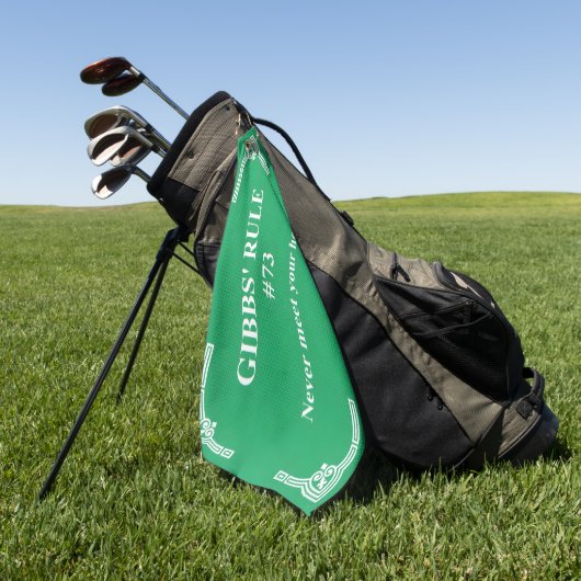 Serviette De Golf la règle 73 de Gibbs (Vert)
