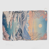 Serviette De Golf La tranquillité d'hiver (Horizontal)