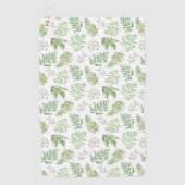 Serviette De Golf La verdure de forêt modèlent (Devant)