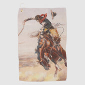 Serviette De Golf La vie de cowboy de PIÈCE EN T (Devant)