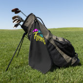 Serviette De Golf La vie est meilleure avec les amis (Vert)