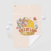 Serviette De Golf La vie n'est pas une course, c'est un voyage (En situation)