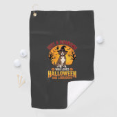 Serviette De Golf Labrador Halloween Grand-mère Conception de chien_ (En situation)