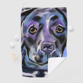 SERVIETTE DE GOLF LABRADOR RETRIEVER            (En situation)