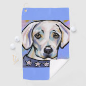 Serviette De Golf Labrador Retriever (En situation)