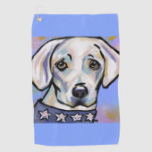 Serviette De Golf Labrador Retriever (Devant)