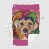 SERVIETTE DE GOLF LABRADOR RETRIEVER (En situation)