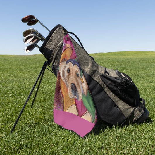SERVIETTE DE GOLF LABRADOR RETRIEVER (Vert)