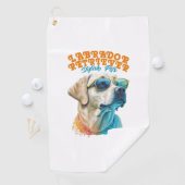 Serviette De Golf Labrador Retriever Stylish Animaux (En situation)