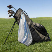 Serviette De Golf Lac Pend Oreille Winter (Vert)