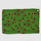 Serviette De Golf Ladybugs (Horizontal)