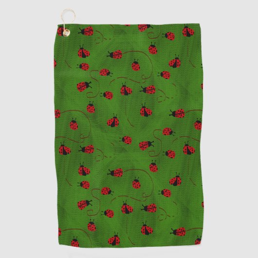 Serviette De Golf Ladybugs (Devant)