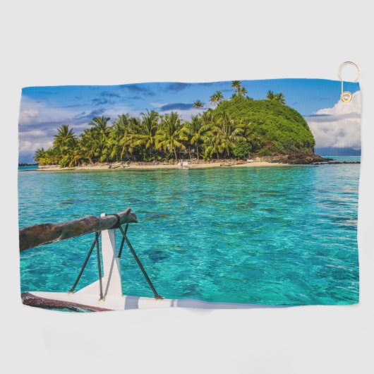 Serviette De Golf Lagon de Bora Bora (Horizontal)