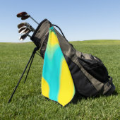 Serviette De Golf Lagune Ensoleillée (Vert)