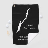 Serviette De Golf Lake George Golf Towel (En situation)