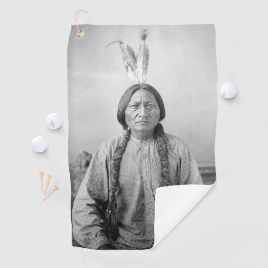 Serviette De Golf Lakota Leader assis Bull Amérindien (En situation)