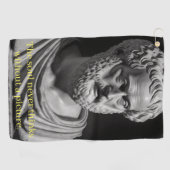 Serviette De Golf L'âme ne pense jamais sans image (Horizontal)