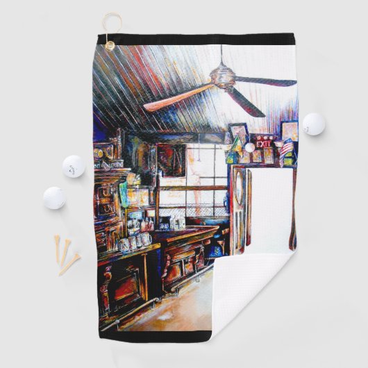 Serviette De Golf L'amour n'est pas un mur, c'est un pont (En situation)