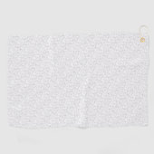 Serviette De Golf Langue Design Cinq (Horizontal)