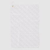 Serviette De Golf Langue Design Cinq (Devant)