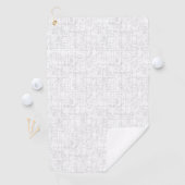Serviette De Golf Langue Design Trente-quatre (En situation)