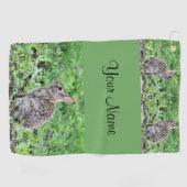 Serviette De Golf Lapin (Horizontal)