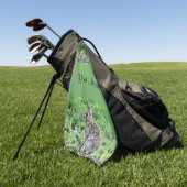 Serviette De Golf Lapin (Vert)