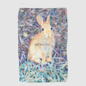 Serviette De Golf Lapin (Devant)