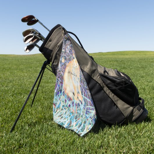 Serviette De Golf Lapin (Vert)