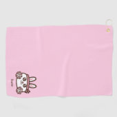Serviette De Golf Lapin de dessin animé (Horizontal)