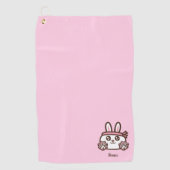 Serviette De Golf Lapin de dessin animé (Devant)