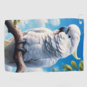 Serviette De Golf L'art du Cockatoo (Horizontal)