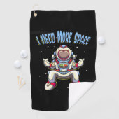Serviette De Golf L'astronaute a besoin d'espace (En situation)