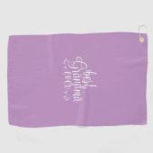 Serviette De Golf Lavande meilleure grand-mère jamais (Horizontal)