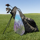 Serviette De Golf lavande sur le lac (Vert)