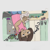 Serviette De Golf Laver les mains (Horizontal)